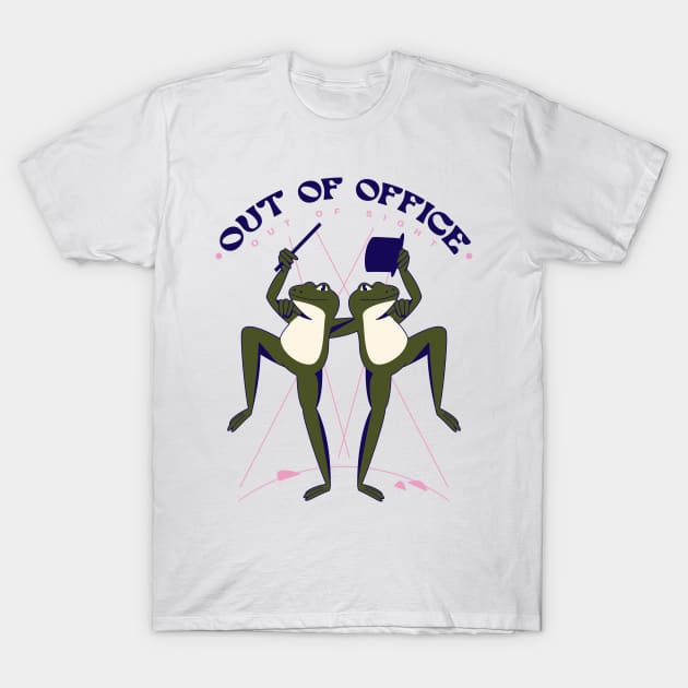 Out of Ofice T-Shirt by Nora Gazzar